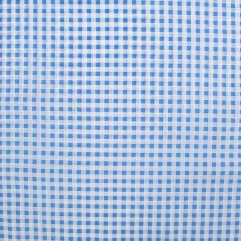 Blue Gingham New Ruffle Nursing Pillow Cover