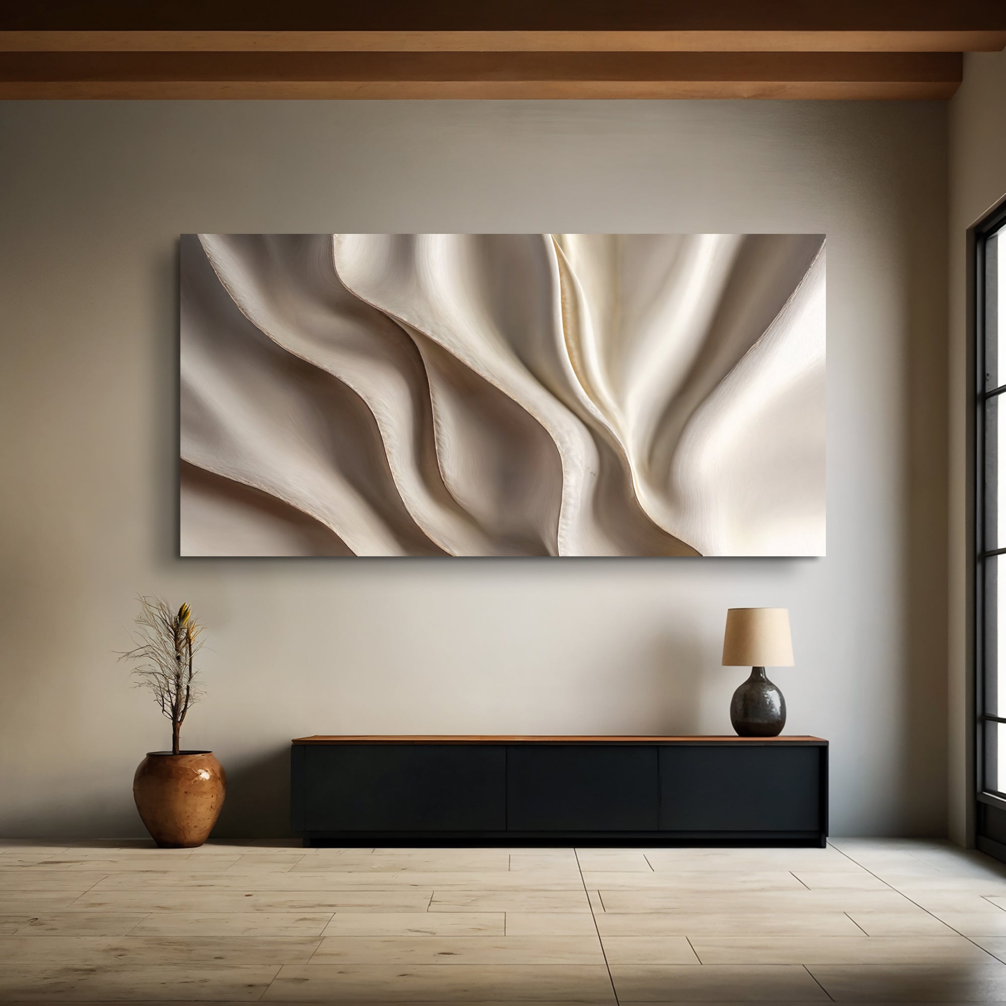 Beige Minimalist Wall Art