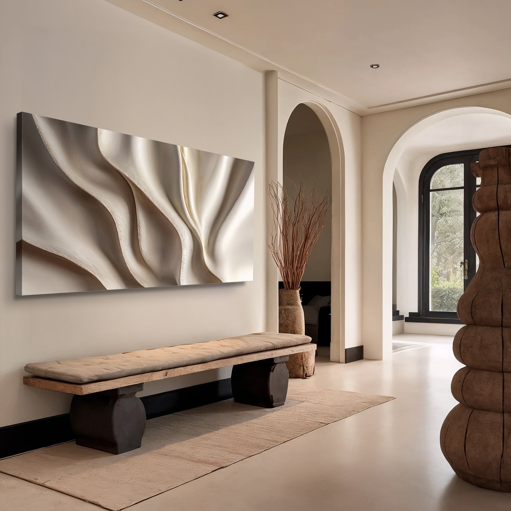 Beige Minimalist Wall Art