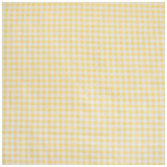 Yellow White Gingham Crib Quilted Blanket