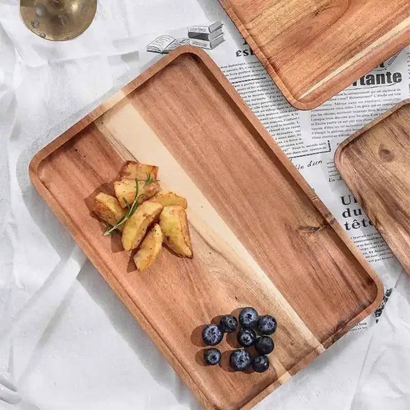 Natural Wooden Tray Coffee