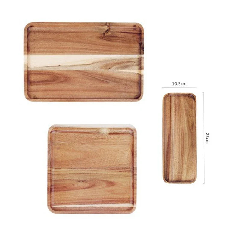 Natural Wooden Tray Coffee