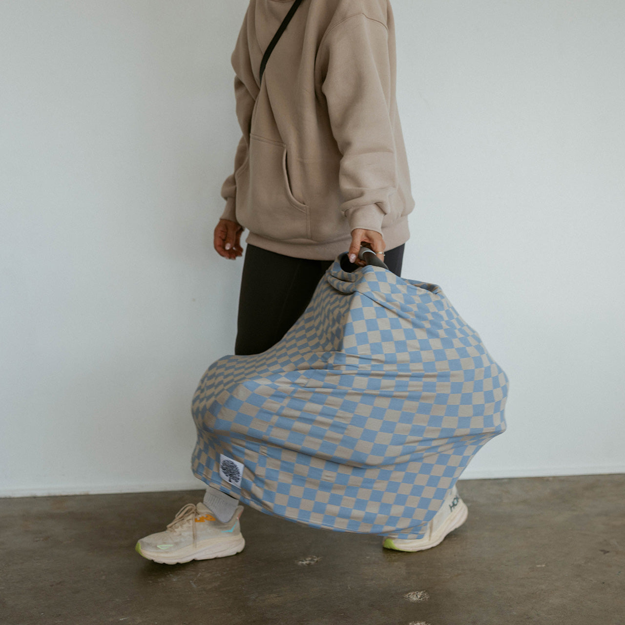 Multi-use Cover, Stormy Blue Checker