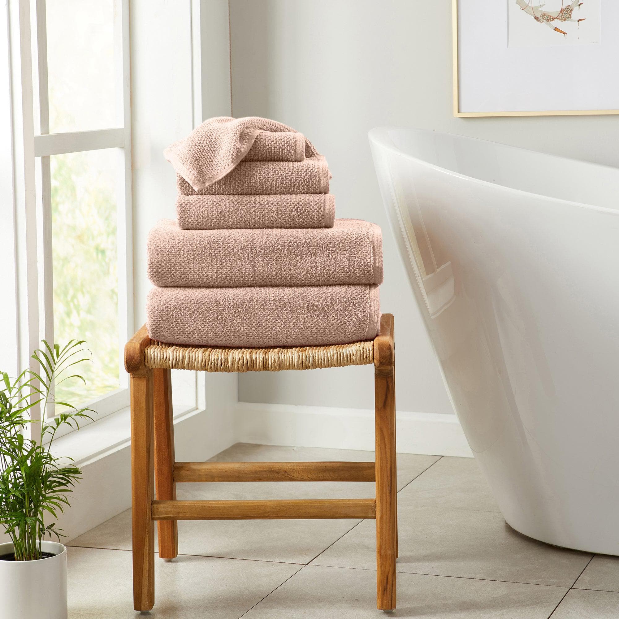 6 Piece Set Cotton Bath Towels - Kasper Collection