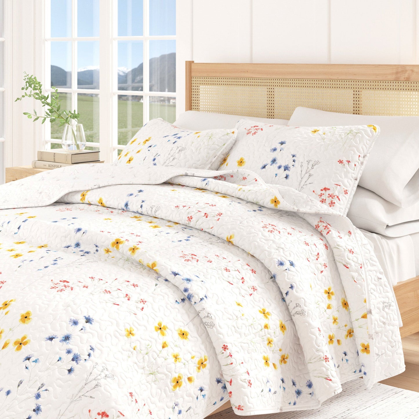 Wildflower Floral Quilt Set - Marianne Collection