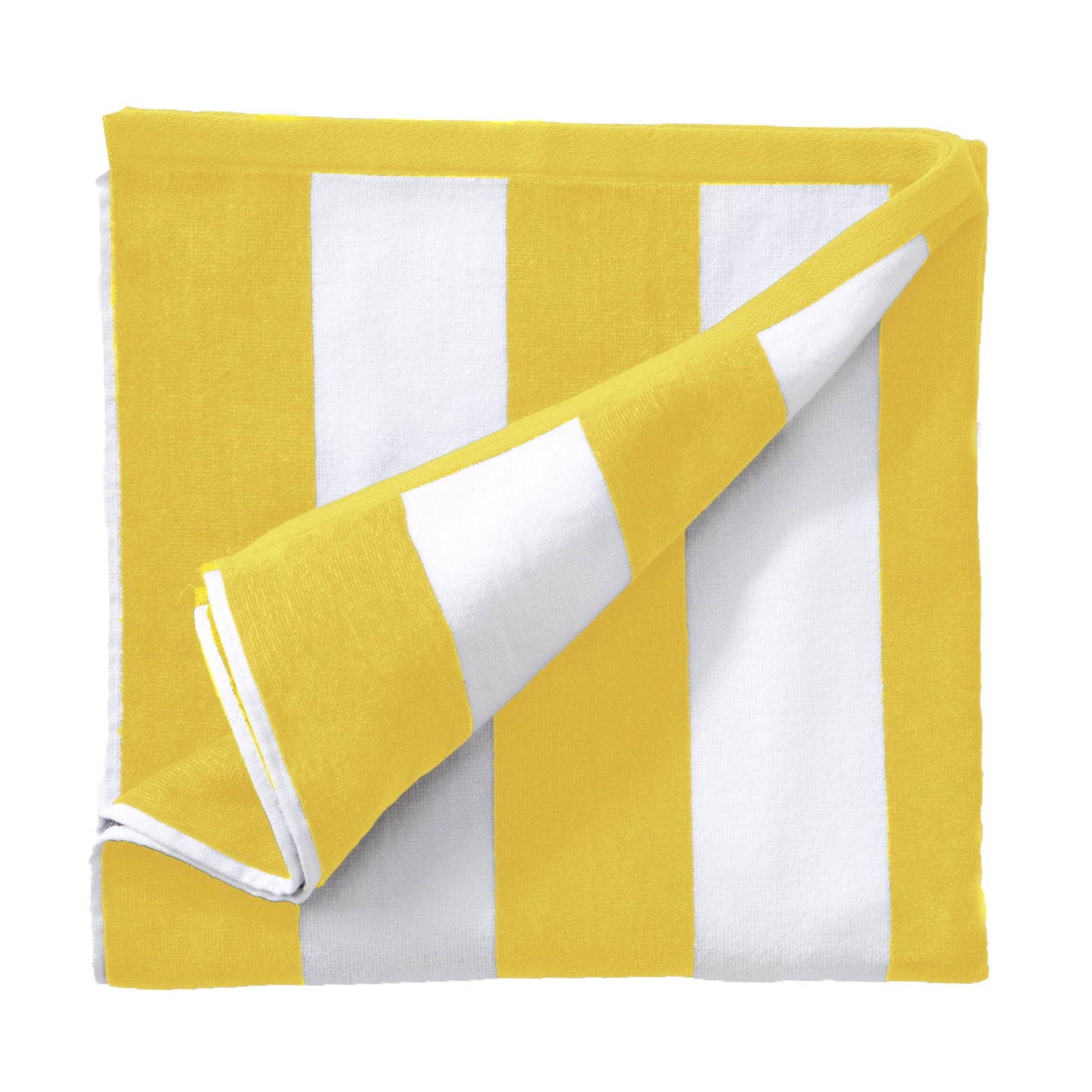 Cotton Velour Cabana Stripe Beach Towel - Novia Collection.